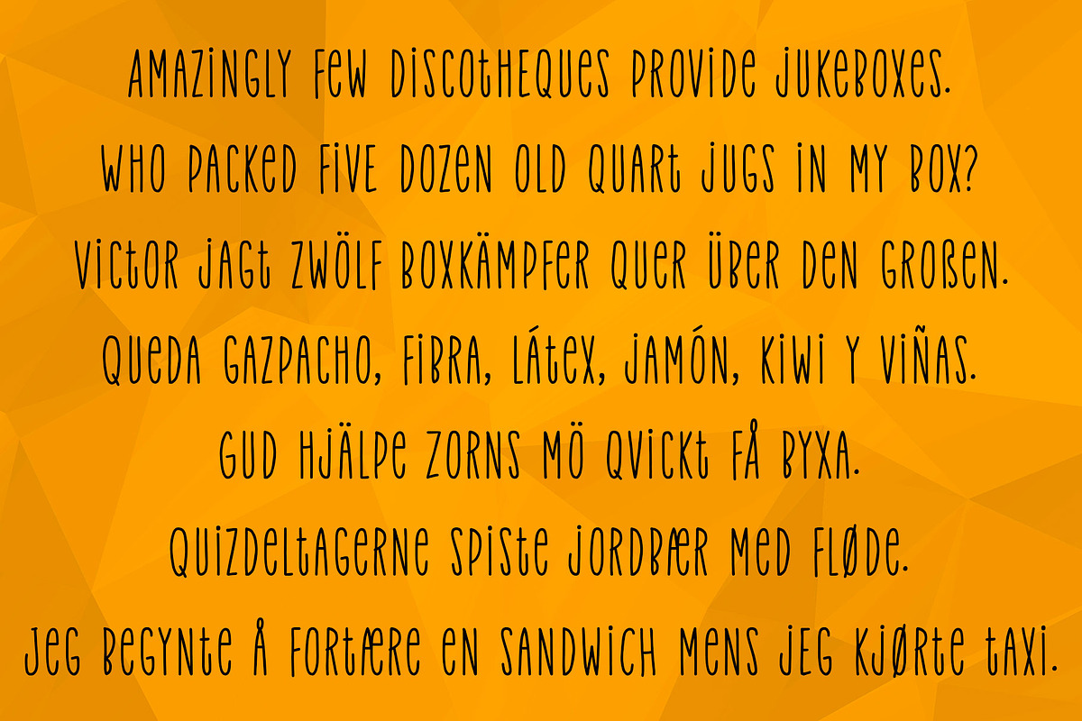 Velvet Pants: tall, narrow caps font preview 6