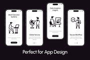 Work and Services Icon Set Bundle, a Solid Icon by Prosymbols (Thumbnail 4 of 9)