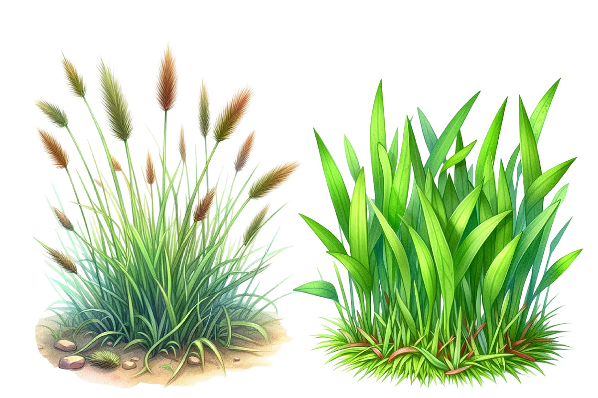 Watercolor Grass clipart, an Illustration by Designworld (Photo 5 of 6)