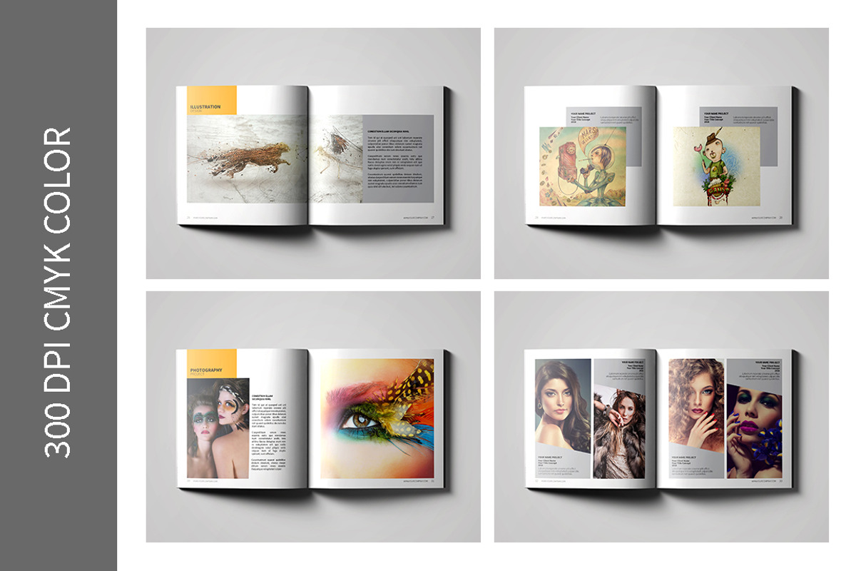 Graphic Design Portfolio Template, a Brochure Template by Canden Studio (Photo 5 of 6)