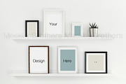 Frame set mockup Styled mock up 05, a Print Template by MockUpBrothers (Thumbnail 3 of 7)