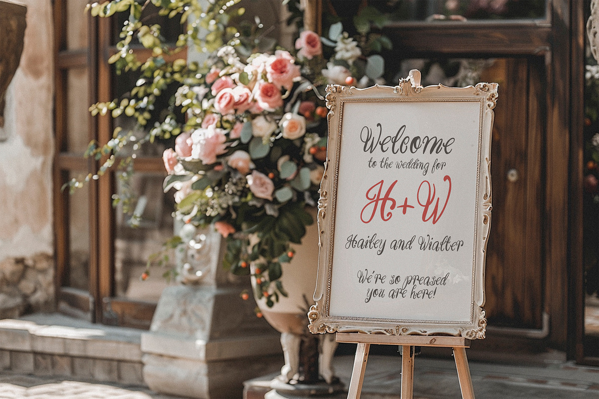 Zefir Cloud Whimsical Wedding Font, a Handwritten Font by AnMark (Photo 13 of 14)