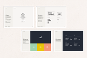 Brand Guidelines for Adobe ID & Ai, a Brochure Template by Hannah Bacon Design (Thumbnail 4 of 7)