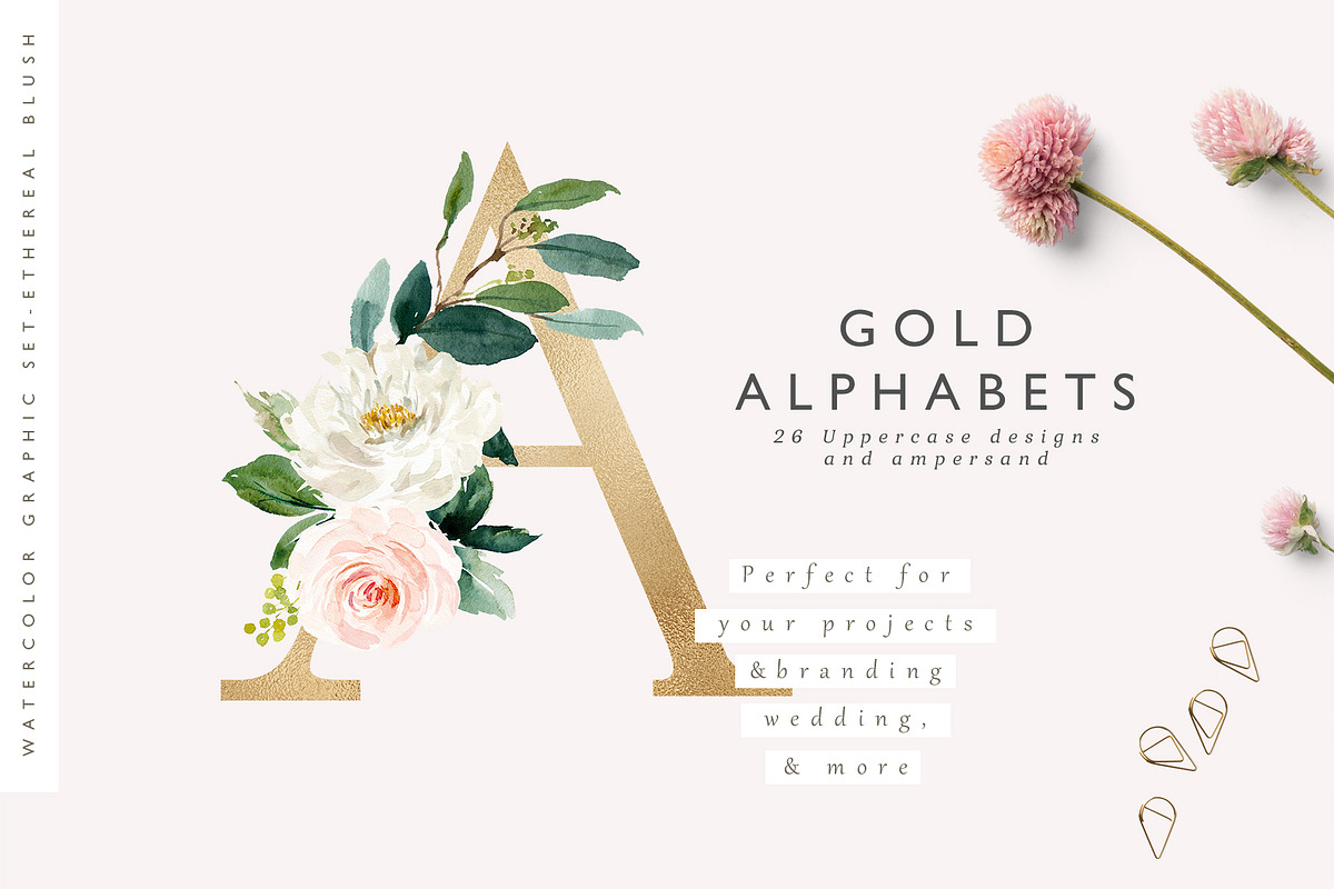 Ethereal Blush-Florals Graphic Set, a Decorative Illustration by Graphic Box (Photo 4 of 8)