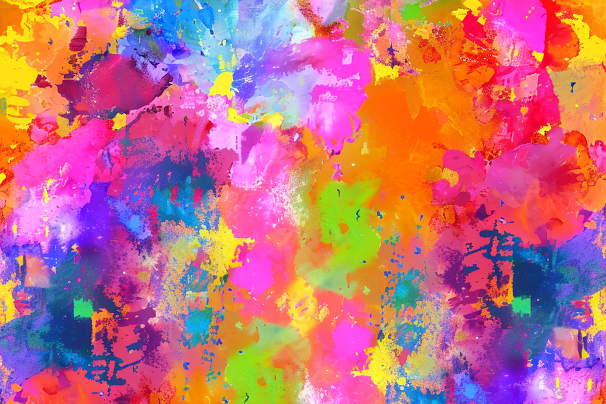 Neon Watercolor Texture, a Pattern Graphic by Printable Treasure (Photo 3 of 10)