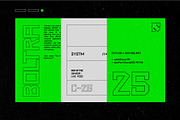 Boltra – Futuristic Display Typeface, a Sans Serif Font by Vadovastd (Thumbnail 5 of 7)