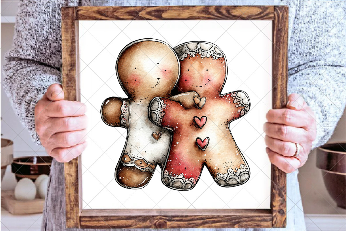 Whimsical Christmas Gingerbread PNG, an Illustration by SinaCreation (Photo 6 of 7)