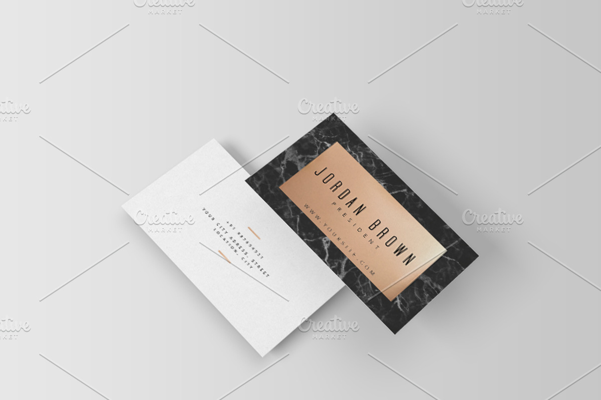 Black Marble | Business Card, a Templates & Theme by Gabellare (Photo 4 of 4)