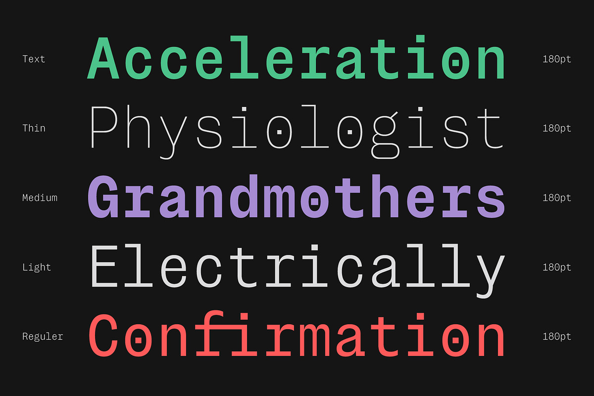 Montase Mono - Monospaced Typeface, a Sans Serif Font by The Native Saint Club (Photo 16 of 16)