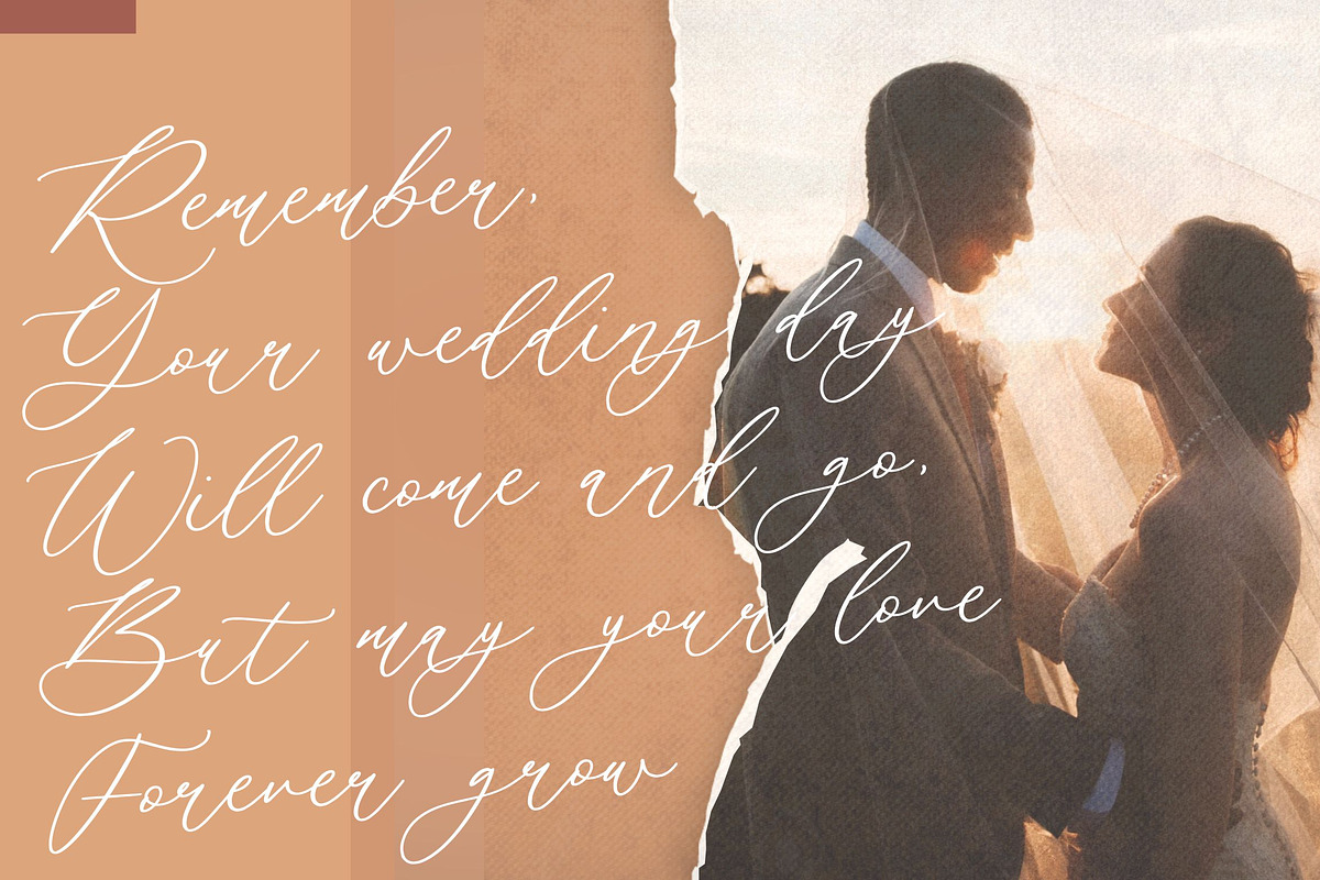 Camila Raindrop - Elegant Font, a Script Font by Letterative Studio (Photo 3 of 7)