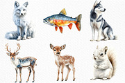 Arctic Animals Clipart, an Illustration by Craft Nest (Thumbnail 3 of 6)