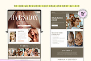 Hairdresser Stylist Website Template, a Templates & Theme by Template Twist Shop (Thumbnail 7 of 10)