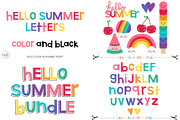 Hello Summer Color Font + SVG Bundle, a Sans Serif Font by Miss Tiina (Thumbnail 1 of 5)