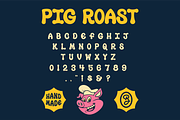 Pig Roast Display Font, a Font by Brethrendesignco (Thumbnail 2 of 4)