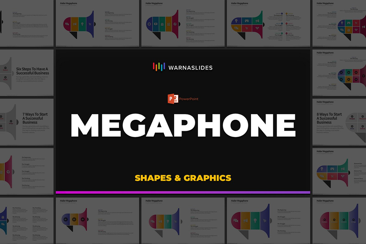 Megaphone/Hailer PowerPoint Templates