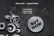 Wall MockUp - Metal Style, a Layer Style Add-On by Simberline (Thumbnail 2 of 3)