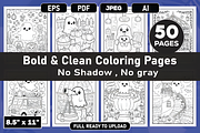 Halloween Ghost Coloring Book, a Seasonal Illustration by Design Station (Thumbnail 2 of 3)
