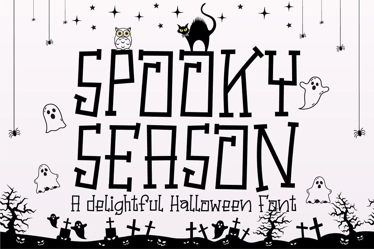 Spooky Season Font, a Script Font by Nobu Collections (Photo 1 of 8)