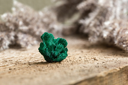 Raw Uncut Malachite Mineral Gem, a Nature Photo by Andriana Syvanych