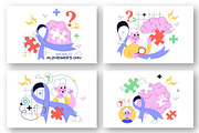 10 World Alzheimer's Day, a Healthcare Illustration by denayunebgt (Thumbnail 3 of 4)