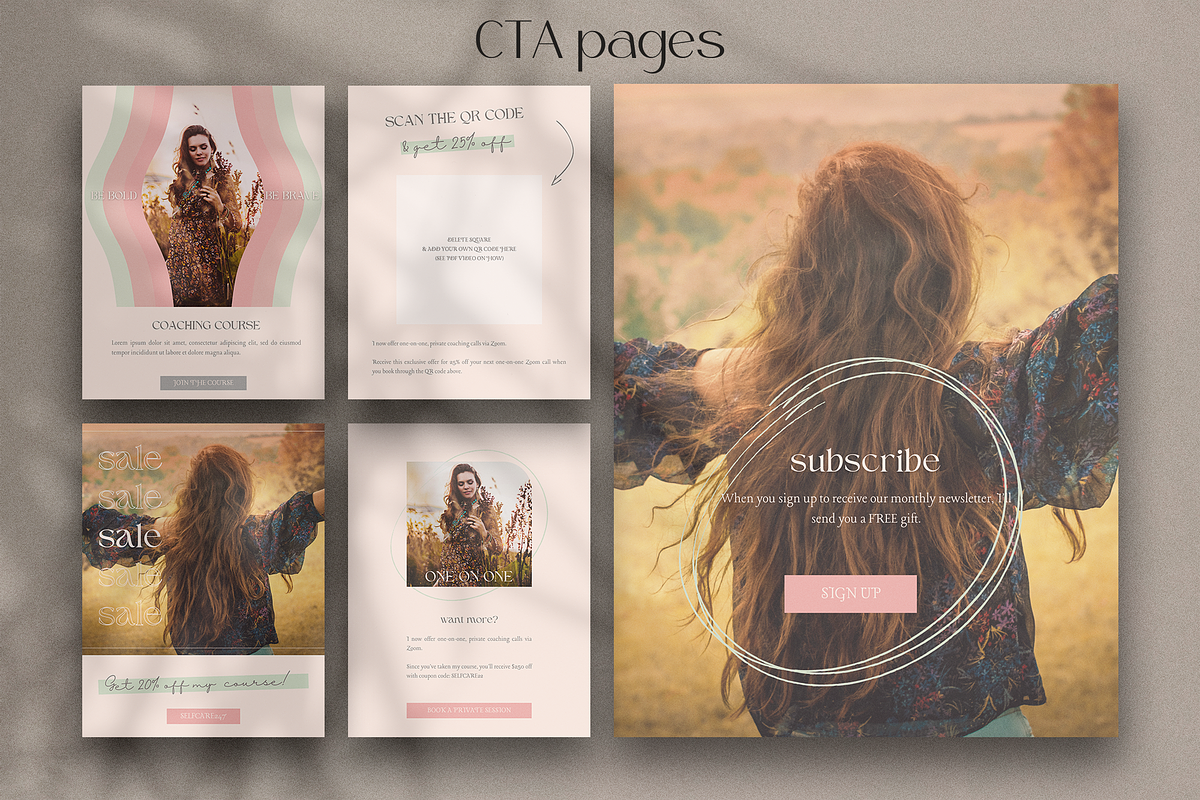 Canva Coaching Templates - Mint, a Magazine Template by Made by Melody (Photo 10 of 14)