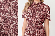 Blush Blossom Watercolor Flora Print, a Pattern Graphic by SirenaArt (Thumbnail 10 of 16)