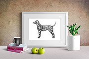 Scenthound (Hunting Dogs) Silhouette, an Animal Illustration by pet design shop (Thumbnail 10 of 11)
