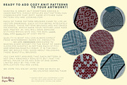 Affinity Classic Knit Brushset, a Brush Add-On by Winterberry Paper Co. (Thumbnail 2 of 6)