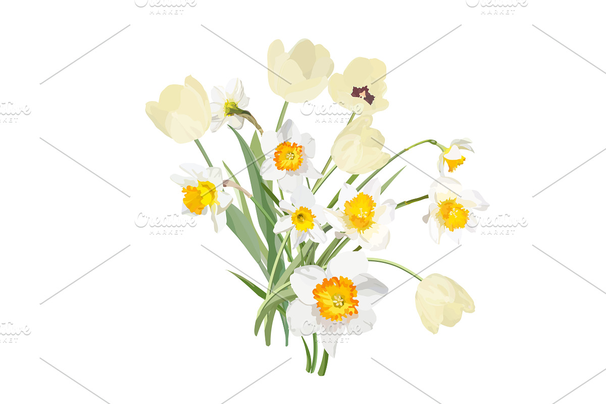 Daffodils Bouquets., an Object Graphic by Peolla (Photo 4 of 9)