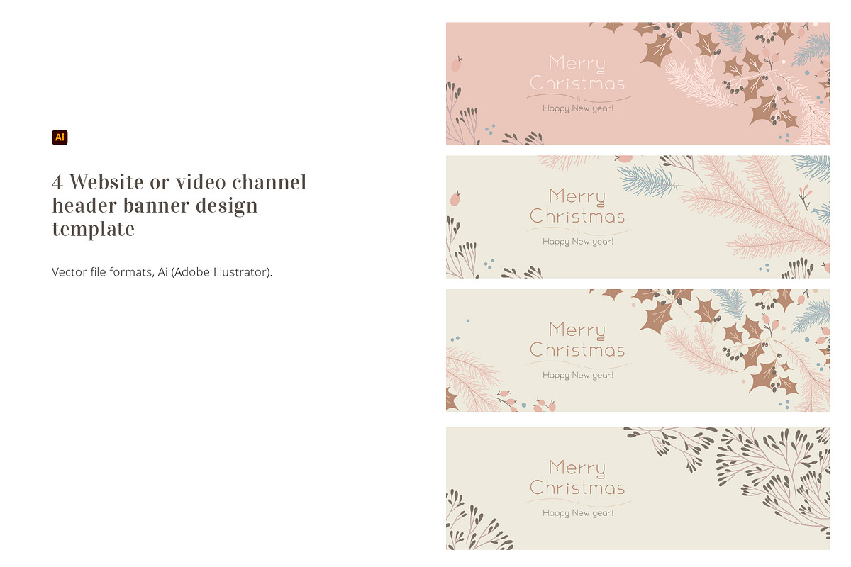 Christmas Watercolor Design, an Object Graphic by Folkheart (Photo 14 of 14)
