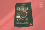 Tennis Tournament - Flyer, a Brochure Template by Izdihaar_Studio (Thumbnail 1 of 3)