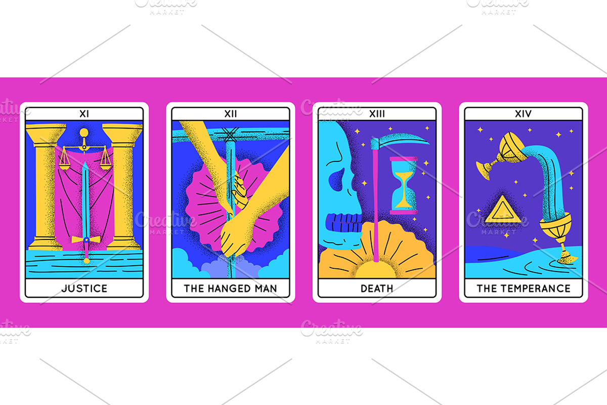 Magical Tarot Cards Major Arcana, an Object Illustration by Bigmouse_art (Photo 4 of 6)