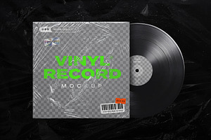 Vinyl Record Mockup Template