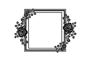 Floral Decorative Frame Vector Bundl, an Illustration by musafir_fashion (Thumbnail 35 of 51)