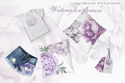 Watercolor Floral Bundle, a Texture Illustration by ollalya (Thumbnail 67 of 112)