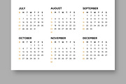 Clean 2025 Calendar Design Template, a Stationery Template by ContestDesign (Thumbnail 3 of 3)