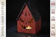 Halloween Haunted House Lantern, an Object Graphic by WoodoraCut (Thumbnail 7 of 7)