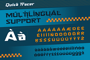 Quick Tracer, a Font by kerismaker (Thumbnail 2 of 12)