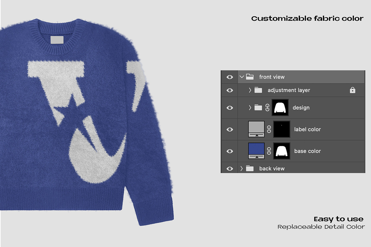 Mohair Sweater mockup, an Apparel Mockup by Voyage Studio (Photo 4 of 4)