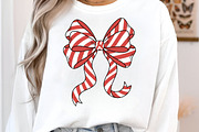 Christmas Coquette Bow PNG, an Illustration by Libby Wishes (Thumbnail 3 of 8)