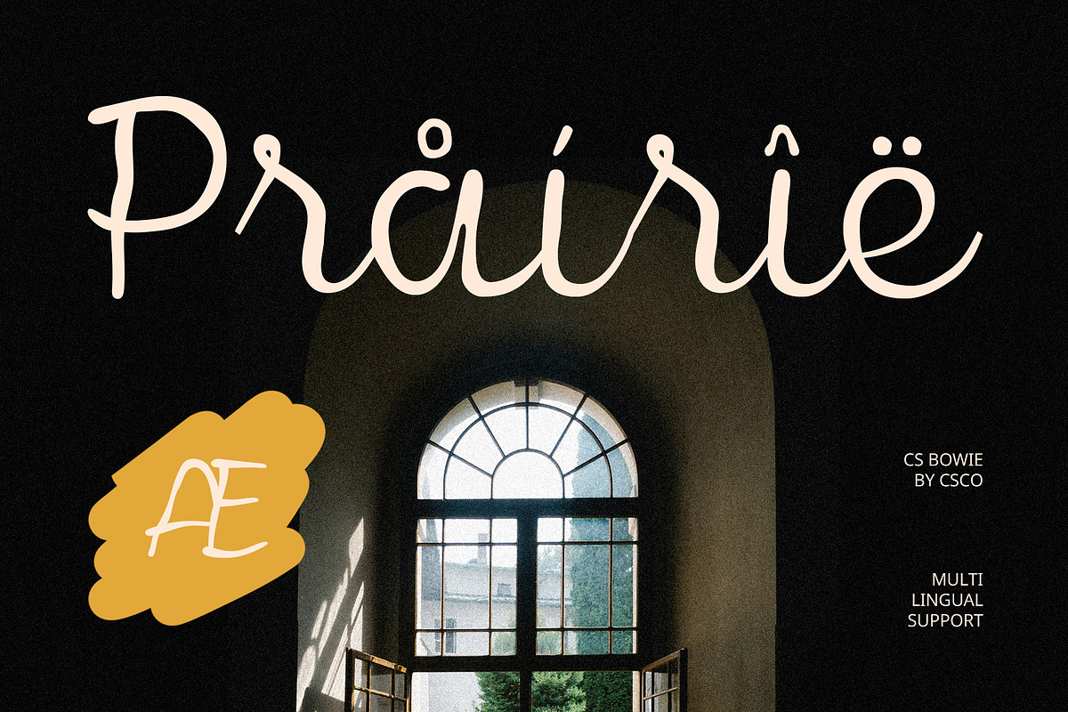 CS Bowie – Script Font, a Script Font by Craft Supply Co. (Photo 7 of 8)