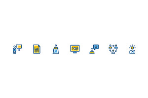 75 Human Resources Vector Icons