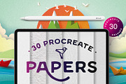Procreate Paper Brushes, a Brush Add-On by RadekBroz (Thumbnail 1 of 8)