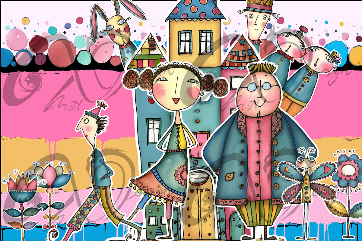 Pastel Playtime: Whimsical kit, a Person Illustration by NiiiNArt (Photo 7 of 7)