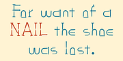 NailsNStaples, a Font by Ingrimayne Type (Thumbnail 4 of 6)