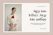 Tugen ligature serif typeface, a Serif Font by yaqublekker (Thumbnail 4 of 9)