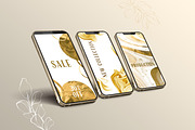 GOLD RUSH abstract collection, a Texture Graphic by Tiana Geo (Thumbnail 14 of 19)