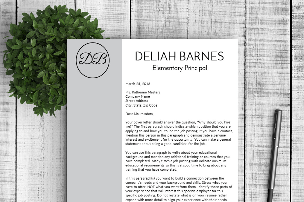 Resume & Cover Letter - Deliah, a Resume Template by Resume Template Shoppe (Photo 4 of 4)