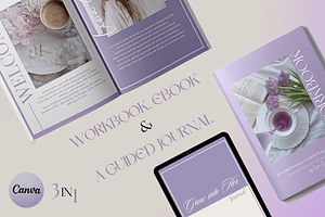 3-In-1Workbook,Ebook& Guided Journal, a Templates & Theme by Lindy Bloom