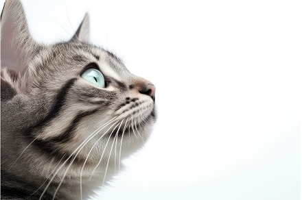 Cat photo realistic illustration -, an Animal Photo by Aimagenarium@gmail.com